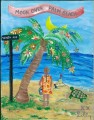 Mädchen Schildkröte Mond über palm beach